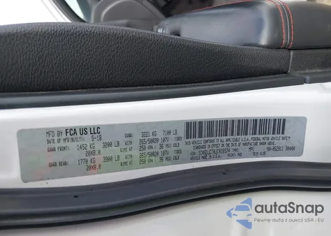 2018 Dodge Durango R/T Awd из США, поврежденный, VIN 1C4SDJCT0JC416574